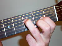 Guitar Chord Dm9(maj7) Voicing 1