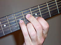 Guitar Chord E7b5 Voicing 2