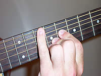 Guitar Chord E7b5 Voicing 4