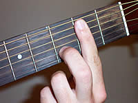 Guitar Chord E9sus4 Voicing 1
