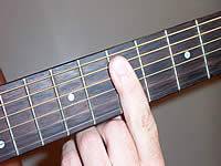 Guitar Chord E9sus4 Voicing 3