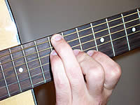 Guitar Chord E9sus4 Voicing 4