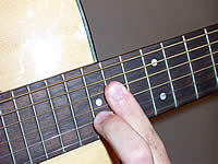 Guitar Chord E9sus4 Voicing 5