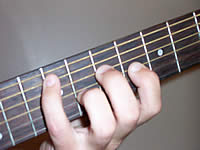 Guitar Chord Eb7b5(#9) Voicing 3