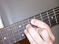Guitar Chord Eb7b5(#9) Voicing 4