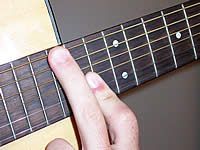 Guitar Chord Eb7b5(#9) Voicing 5
