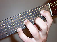Guitar Chord Eb7sus4 Voicing 1