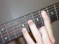 Guitar Chord Eb7sus4 Voicing 3