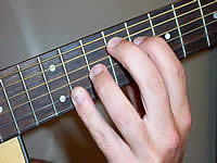 Guitar Chord Ebm(add9) Voicing 4