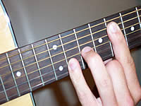 Guitar Chord Ebsus2 Voicing 3