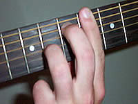 Guitar Chord Emaj7b5 Voicing 3