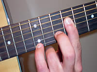 Guitar Chord Esus4 Voicing 4