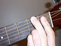 Guitar Chord F#6/9 Voicing 1