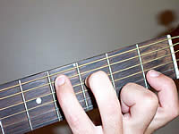 Guitar Chord F#7b5(#9) Voicing 1