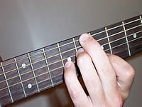 Guitar Chord F#7b5 Voicing 3