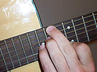 Guitar Chord F#7b5 Voicing 5