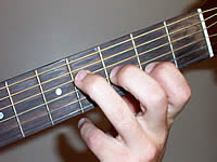 Guitar Chord F#7#9 Voicing 1