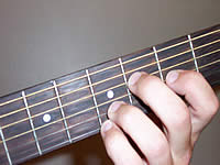 Guitar Chord F#7#9 Voicing 2