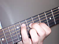 Guitar Chord F#m9b5 Voicing 4