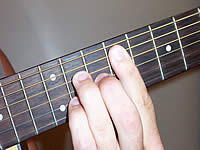 Guitar Chord F#maj7 Voicing 4