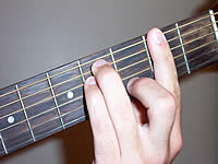 Guitar Chord F#mb6 Voicing 1