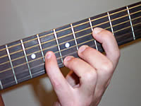 Guitar Chord G+7 Voicing 3
