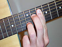 Guitar Chord G7b5 Voicing 5